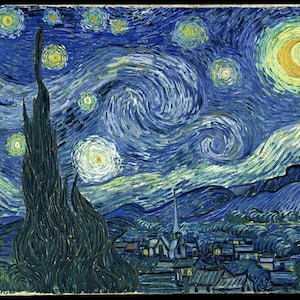 Starry Night decorative mobile Vincent Willem Van Gogh hanging mobile image 7
