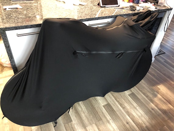 Full Bike Cover Dirt Proof and Water Repellent Stretchy Zippered