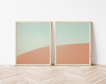 Modern Minimalist Boho Travel Photography, Desert Pastels, Desert Photography, Wanderlust Decor, Instant Download, Printable Living Room Art