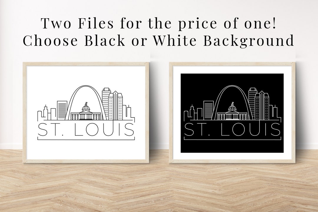 Printable St Louis Wall Art, St Louis Missouri Prints, St Louis Travel