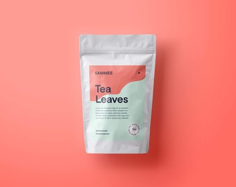 Tea Leaves (Loose-leaf) for Bubble Tea Boba — Black, Thai, Jasmine Green — 6 Servings