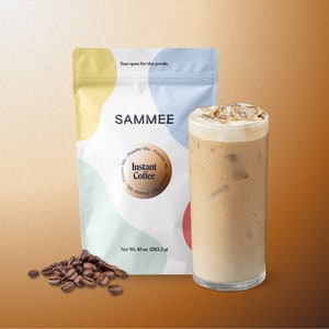 Instant Coffee Powder for Bubble Tea Boba 8 Servings image 1