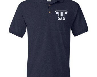 Jeep SUMMER Embroidered Polo Shirt New Personalised Gift Birthday Workwear