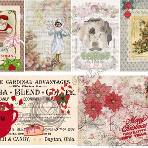 Christmas Ephemera, Christmas quotes, Christmas journal words, winter journal quotes, junk journal ephemera