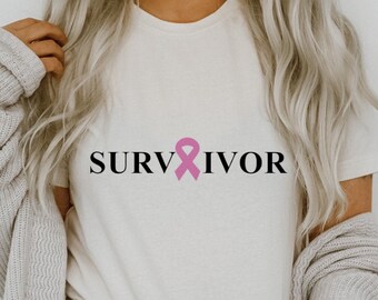 Think Pink T Shirt Remission Pink Strong Survivor Stronger Than Cancer Text Design T-Shirt Breast Cancer Shirt Awareness