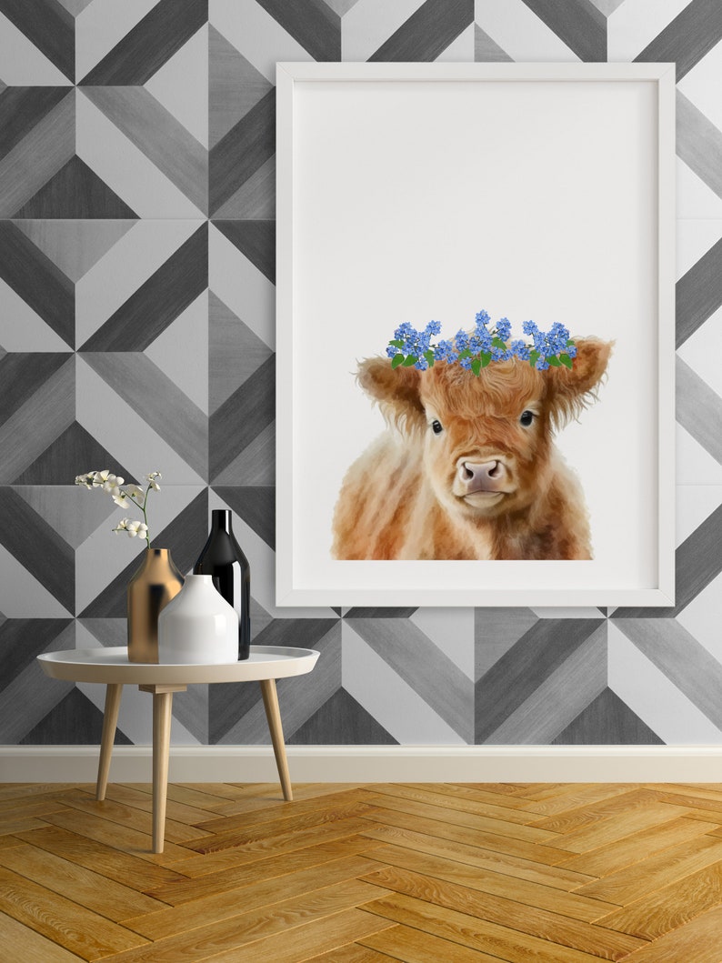 Highland Cow Nursery Decor Farm Nursery Decor Cow Nursery Etsy