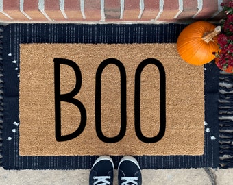 BOO Doormat | Halloween Doormat | Halloween Decor | Spooky Season