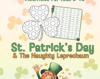 St. Patrick's Day Coloring Book: 50 Festive Pages (Digital Download)