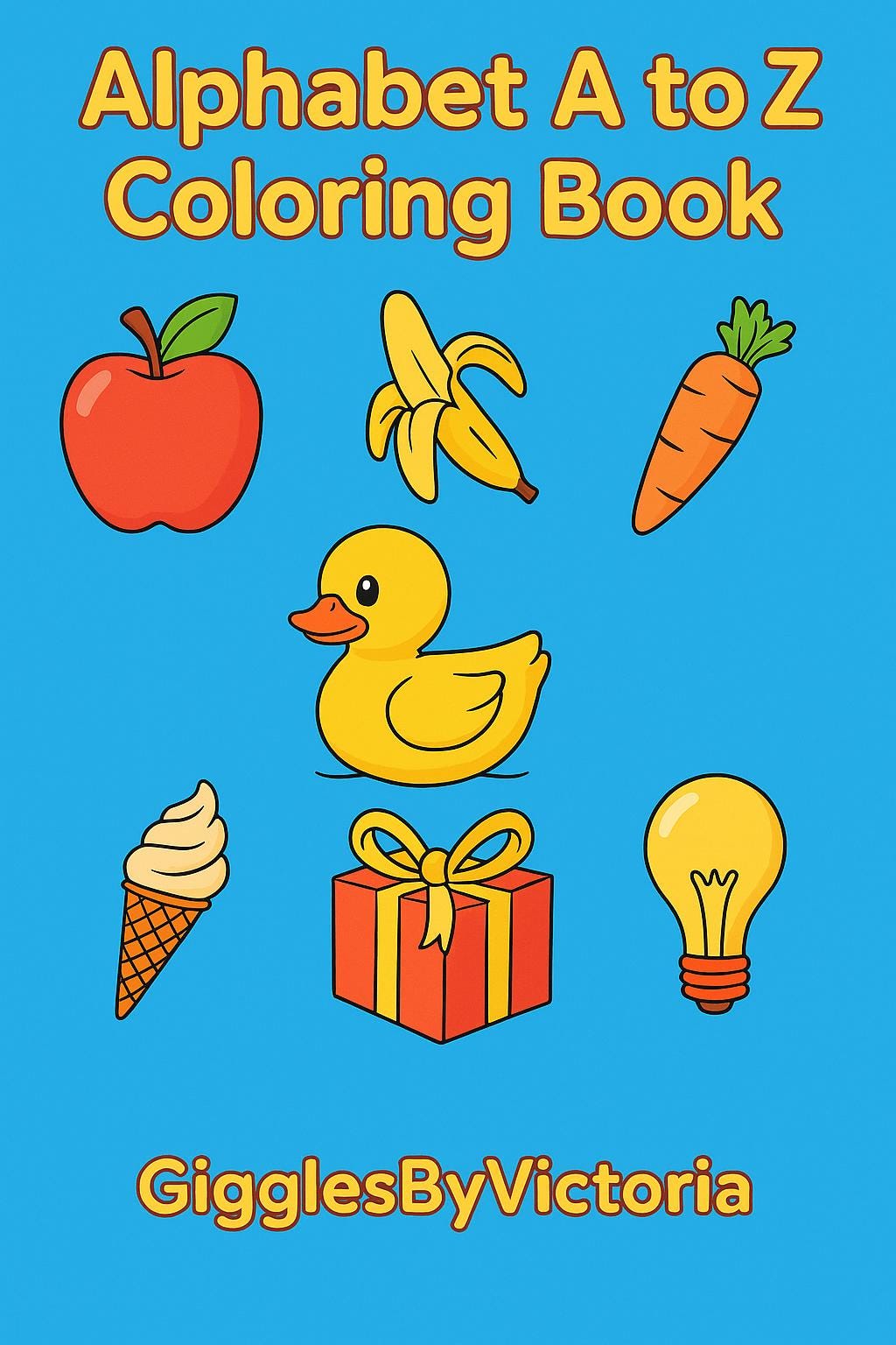 Alphabet Coloring Book: 26 ABC Printable Pages (PDF Download)