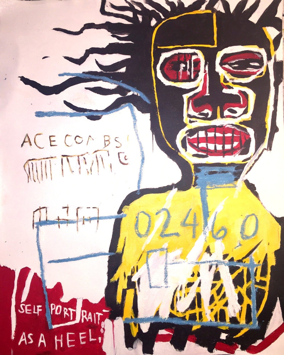 Jean michel basquiat self portrait best sale