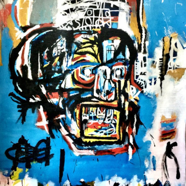 SANS TITRE de BASQUIAT ("Skull")