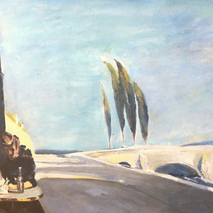 THE BISTRO copy of Edward HOPPER