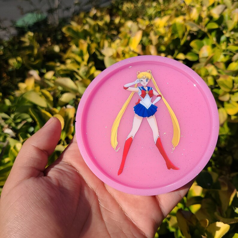 Anime inspired 3 coaster set