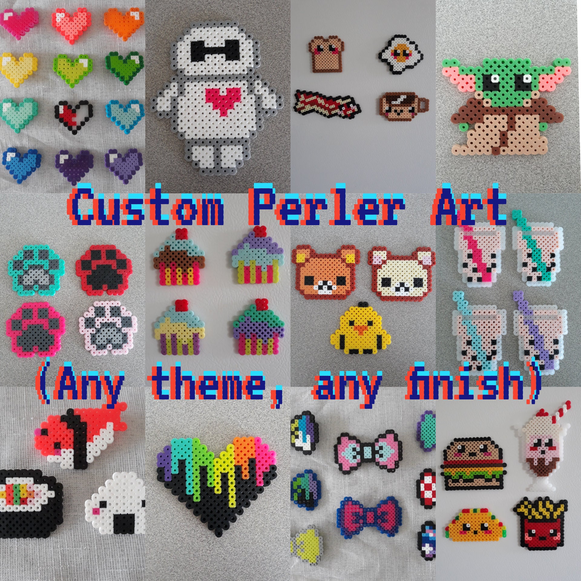 Personalized Bead n Carry Perler Bead Set