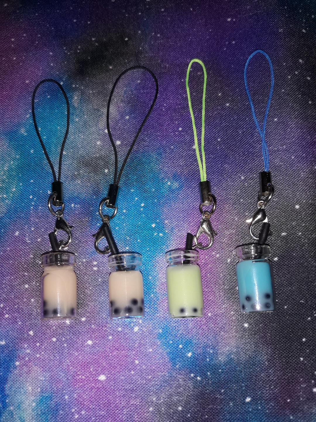 Mason Jar Bubble Tea Charms Cute Pastel Boba Tea Phone Accessories Etsy