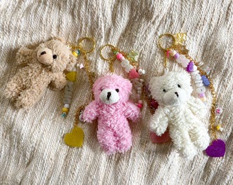 Bear be kind keychain