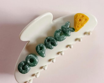Go Pack cheese claw clip