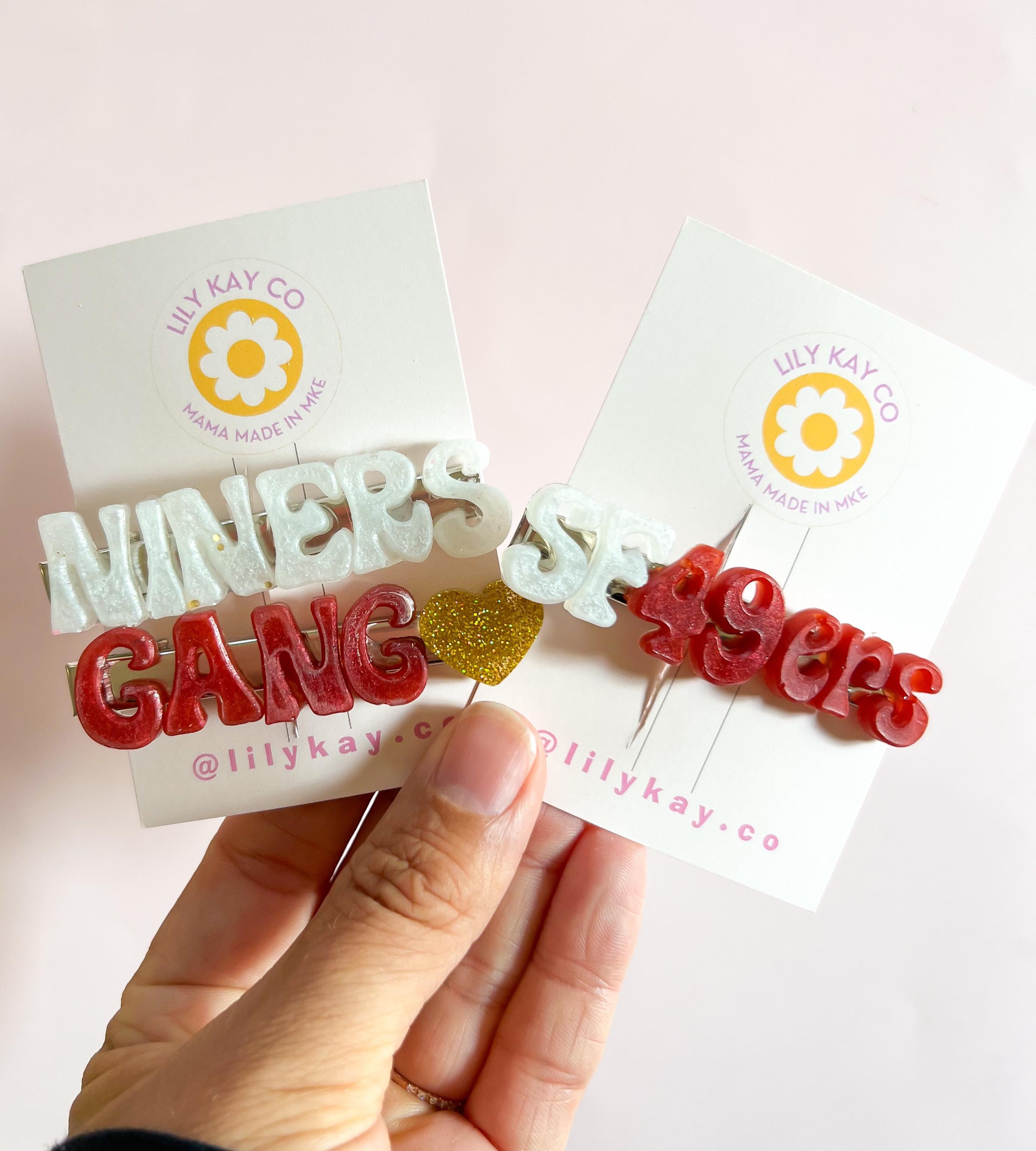 ヘアアクセサリー 59ers 49ers Clip Set - Etsy