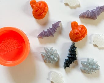 Halloween play dough set, party favor gift