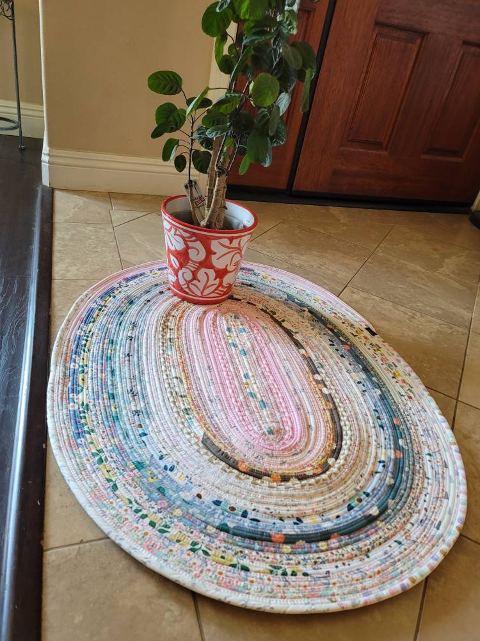 Jelly roll rug area rug bedroom rug family/living room Etsy