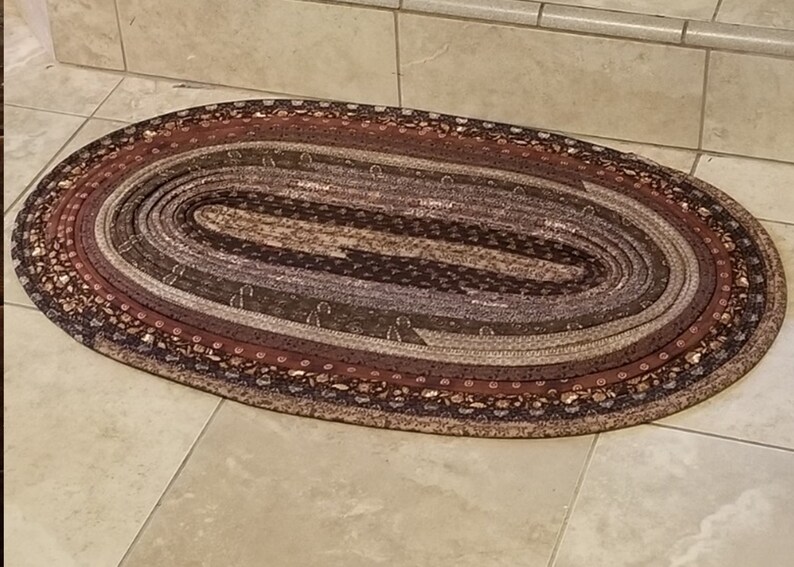Jelly roll rug area rug living room rug bathroom rug Etsy