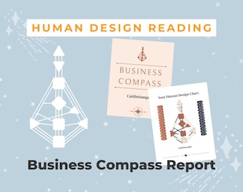 Personalized Human Design Business Report: Entrepreneur Success Guide (PDF Download)