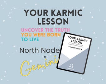 Your Karmic Lesson: North Node in Gemini | Astrology PDF Guide