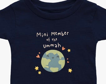 Mini Muslim Kids T-Shirt | Islamic Children's T-Shirt | Gift Muslim Kids Clothing | Ramadan Gift | Umrah Gift | Eid Gift | Eid Present