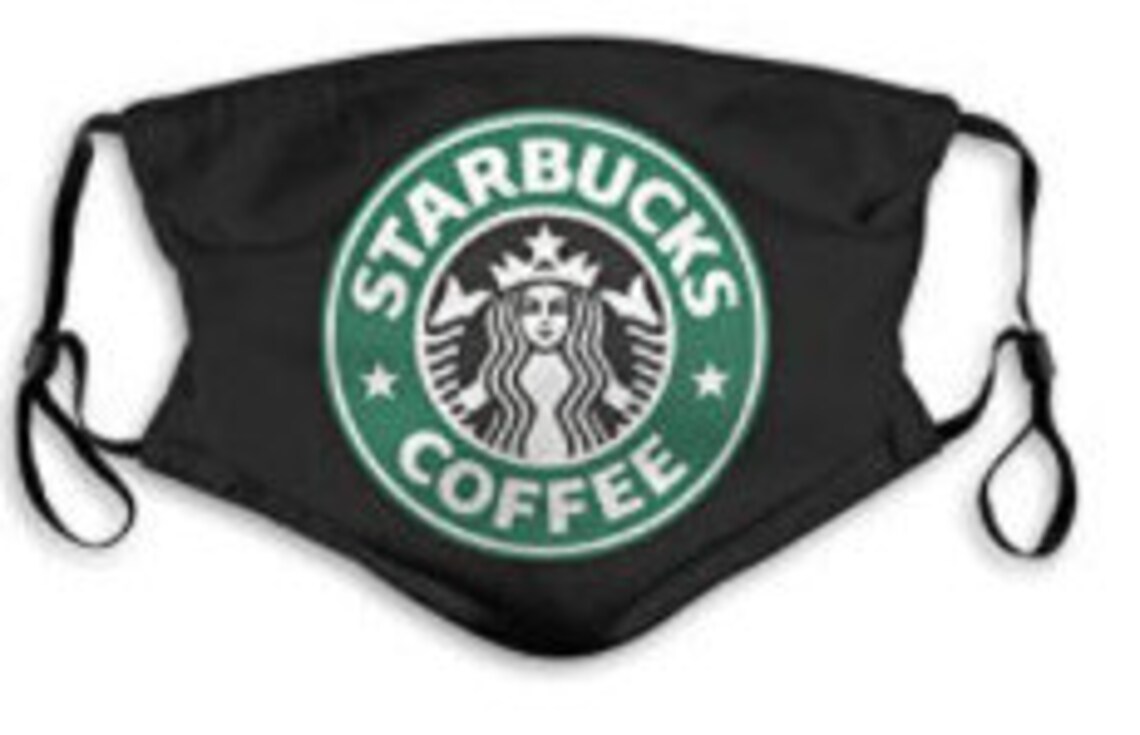 Starbucks face mask classic Starbucks maskgreen Starbucks Etsy