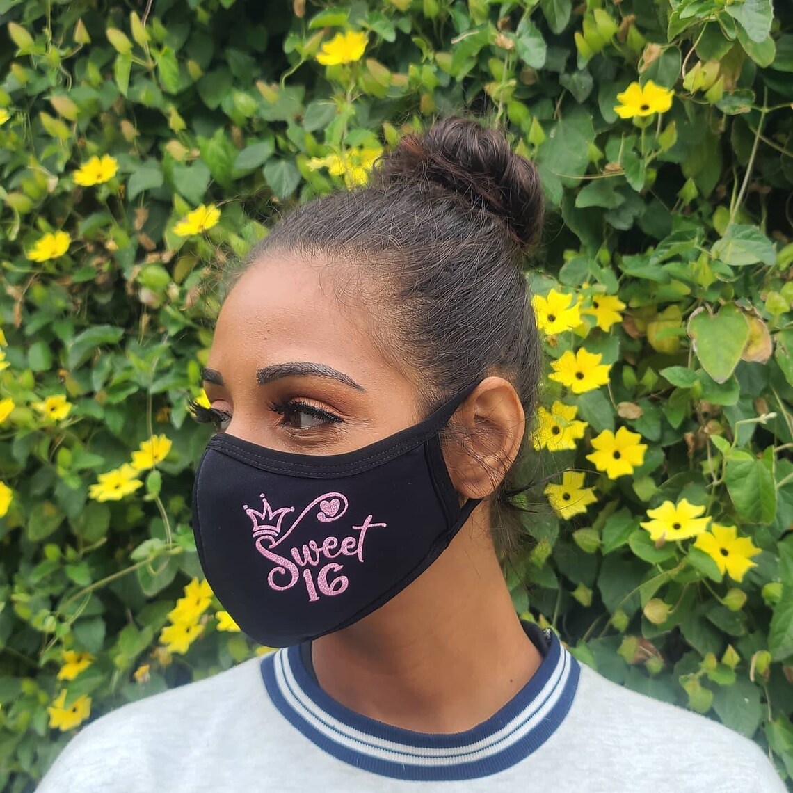 Sweet 16 Girl Face Mask / 100 Cotton / Reusable and Washable Etsy