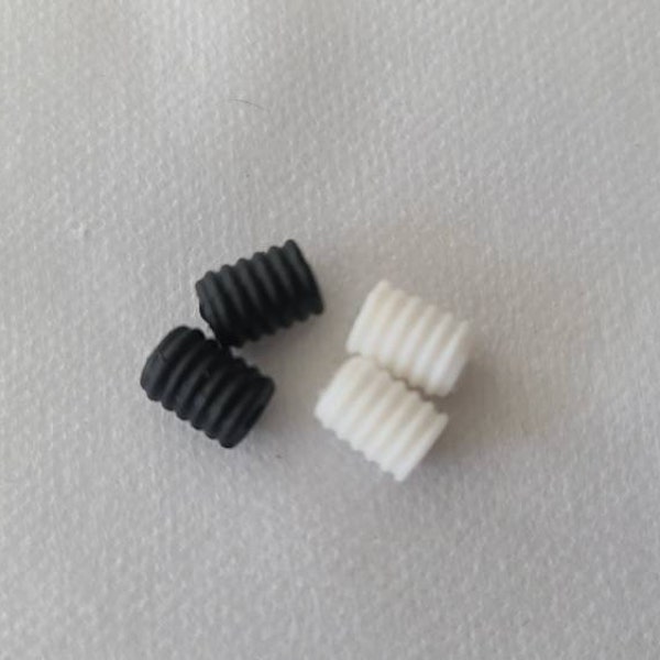 Face Mask Adjusters / 1 Pair / Face Mask Toggles / Black Face Mask Adjusters  / White Face Mask Adjusters / Elastic Toggles