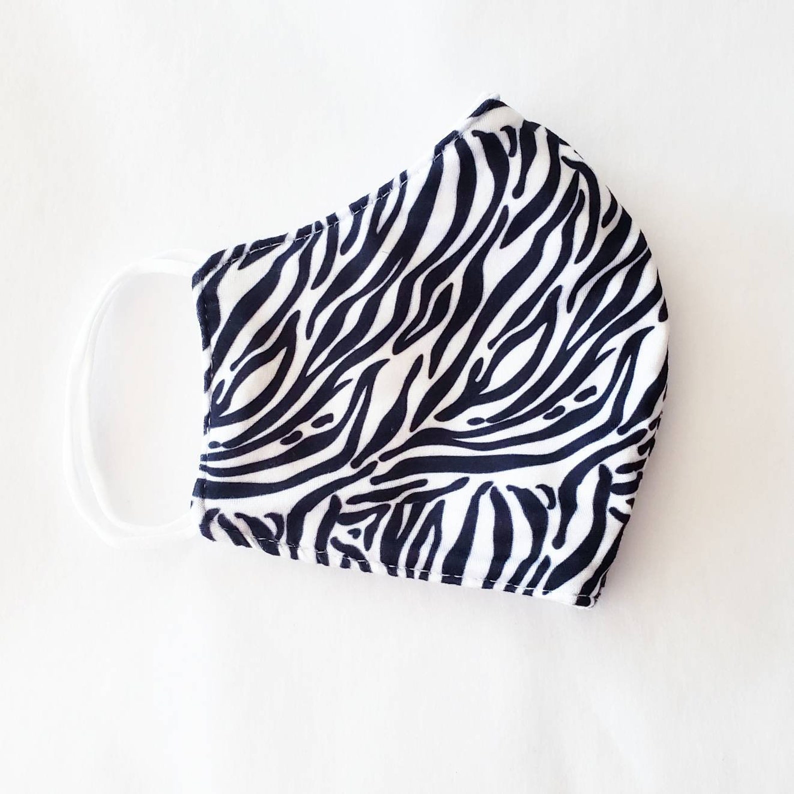 Zebra Face Mask / 100 Cotton / Reusable and Washable / Double Etsy