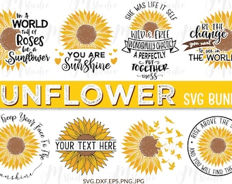 Sunflower Quote Etsy