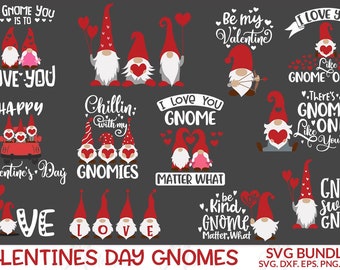 Download Valentine Gnome Svg Etsy