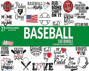 Download Baseball Svg Bundle Etsy