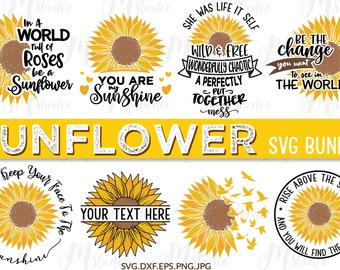 Download Sunflower Quote Svg Etsy