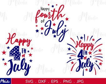 Download Happy 4th Of July Svg Etsy