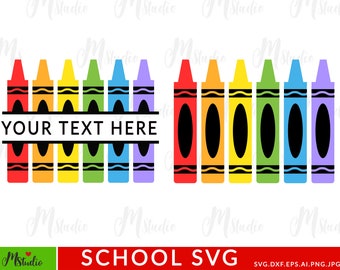 Download Crayon Monogram Svg Etsy