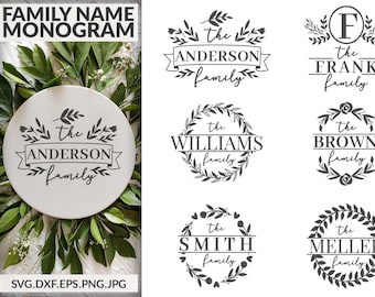 Download Family Name Svg Etsy PSD Mockup Templates