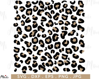 Leopard Print Pattern Svg, Leopard Pattern, Leopard Spots Pattern,Cheetah Print Svg, Animal Print Pattern, Animal Print Svg, Cut File Cricut