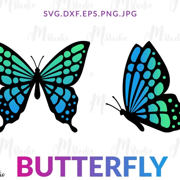 Butterfly SVG, Butterfly svg bundle, Butterfly SVG Layered, Butterfly Files for Cricut, Butterflies Svg, Butterfly Svg for Cricut