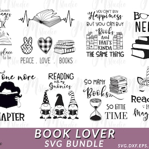 Reading SVG Bundle, Book Lover svg bundle, Book Svg, Books SVG Bundle, Book quotes SVG, Library Svg, Teacher svg, School svg