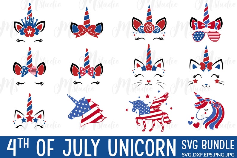 Download 4th of july unicorn SVGFourth july unicorn svg Patriotic ...