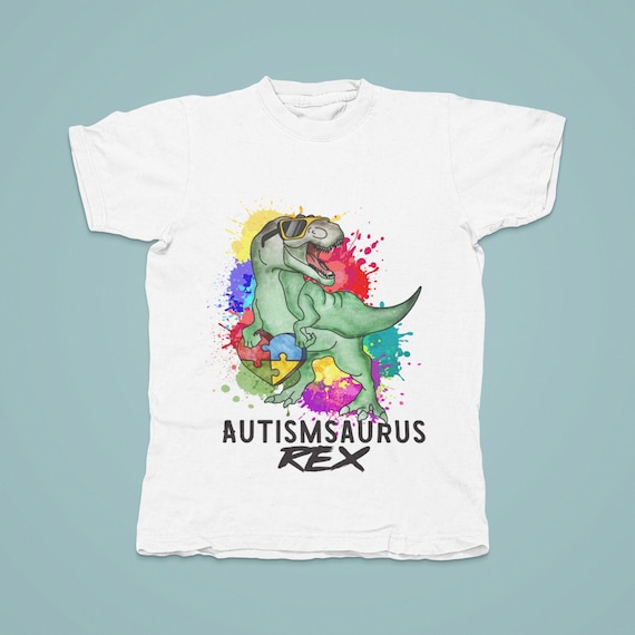 Autism Awareness PNG, Autism Autismsaurus Rex Dinosaur, Dinosaur Autism  Sublimation Design, PNG for Printing, Digital Download 300 DPI 