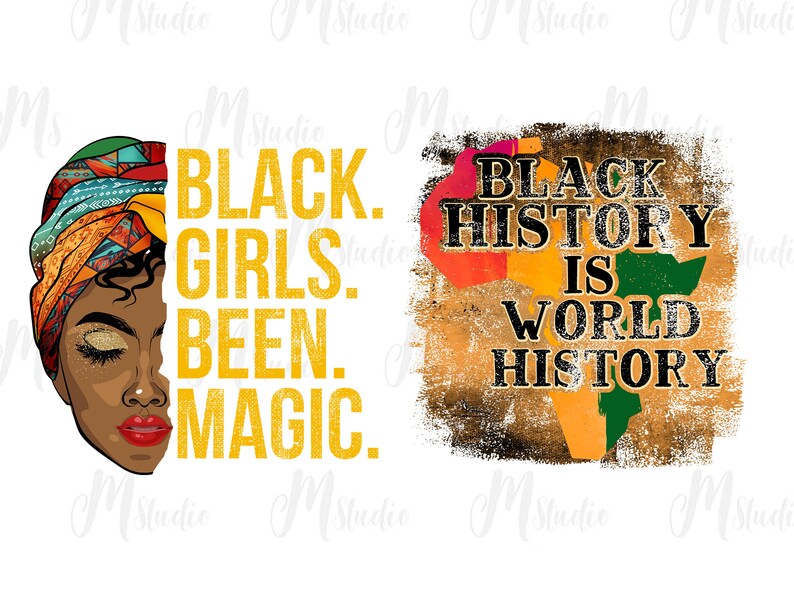 Black History Month PNG African American Png Sublimation - Etsy