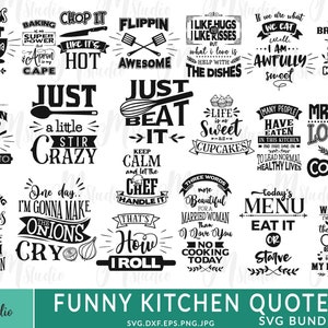 Grappige keuken Svg bundel, grappige keuken Svg, koken Svg, keuken teken svg, keuken handdoek Svg, bakken Svg, pannenlap Svg, Cricut bestand
