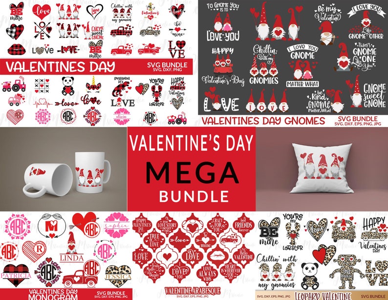 Valentines SVG Bundle Valentines Day Valentines Day SVG | Etsy