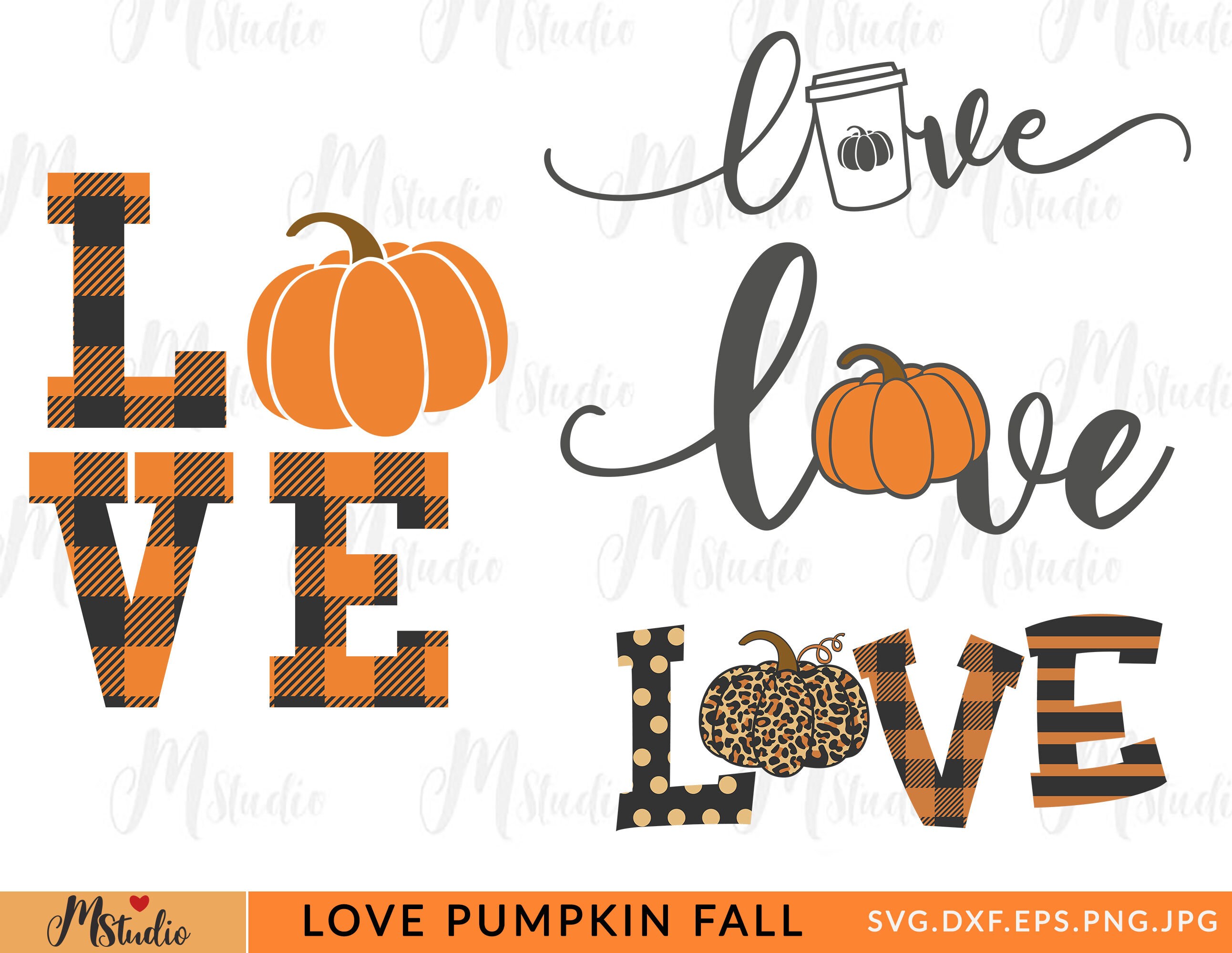 Love Fall Svg Pumpkin Spice Pumpkin Svg Fall Svg Pumpkin - Etsy