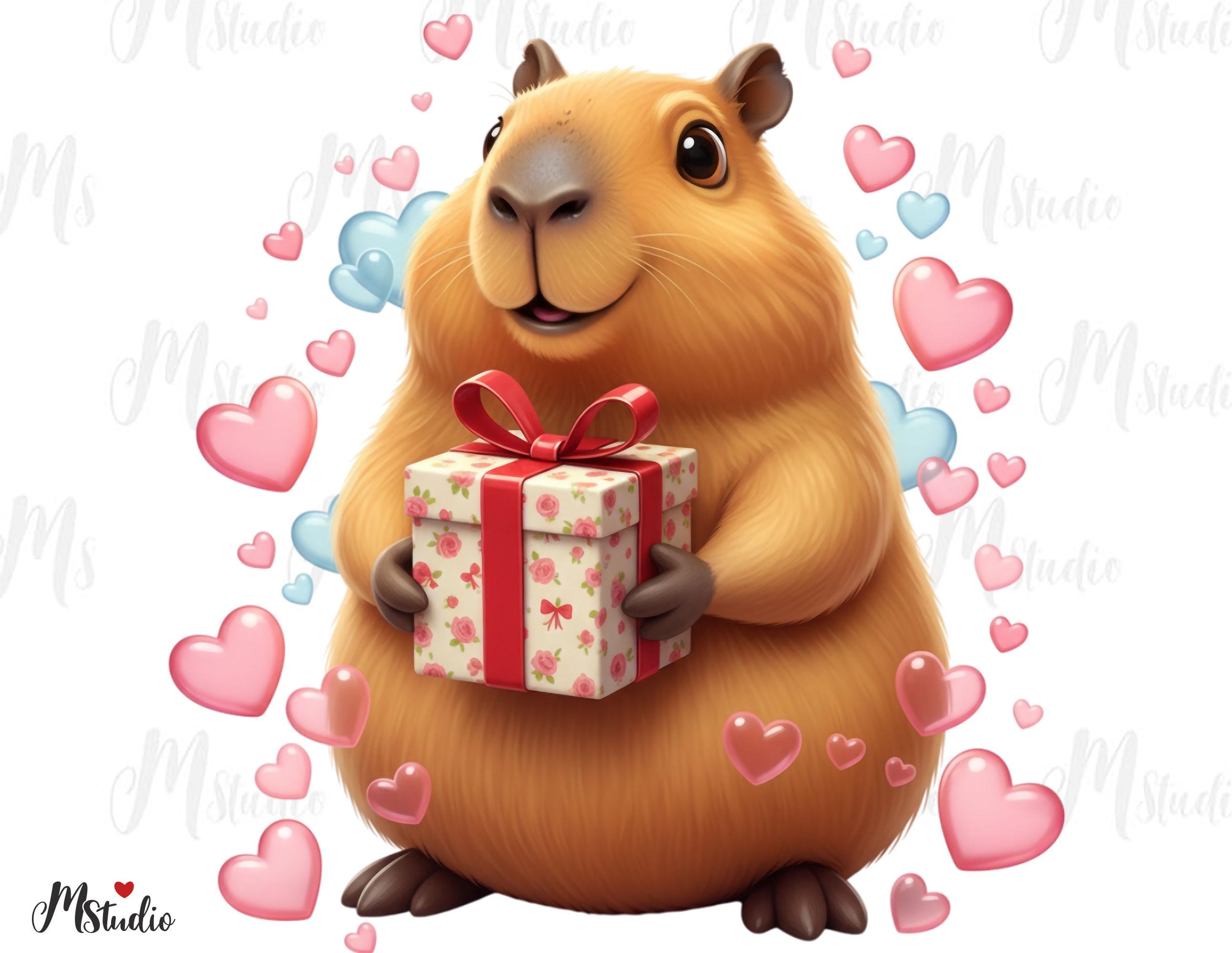 15 PNG Capybara Clipart Bundle, Jungle Animals,birthday Kids Png,cute ...