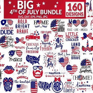 4th of July SVG Bundle,July 4th SVG, fourth of july svg, independence day svg, patriotic svg.